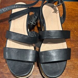 Black Strappy Sandals